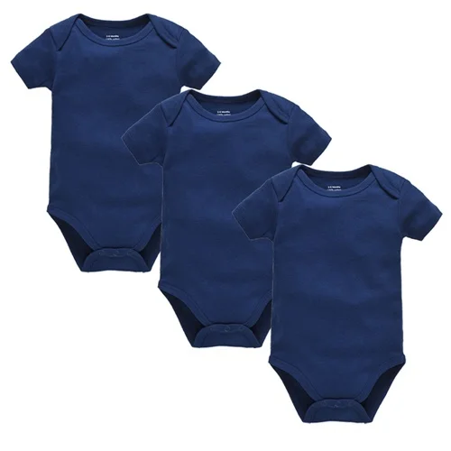 Kavkas Baby Unisex Body 0-24 Monate Kurzarm Sommer Baumwolle Kleidung Solides Design Säuglingskleidung