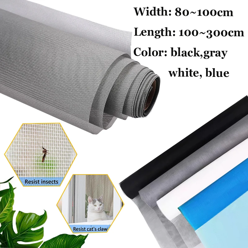 Door Window Gauze Mosquito Gauze Net Household Living Room Bedroom Door Screen Window Mosquito Net Breeding Fence Net