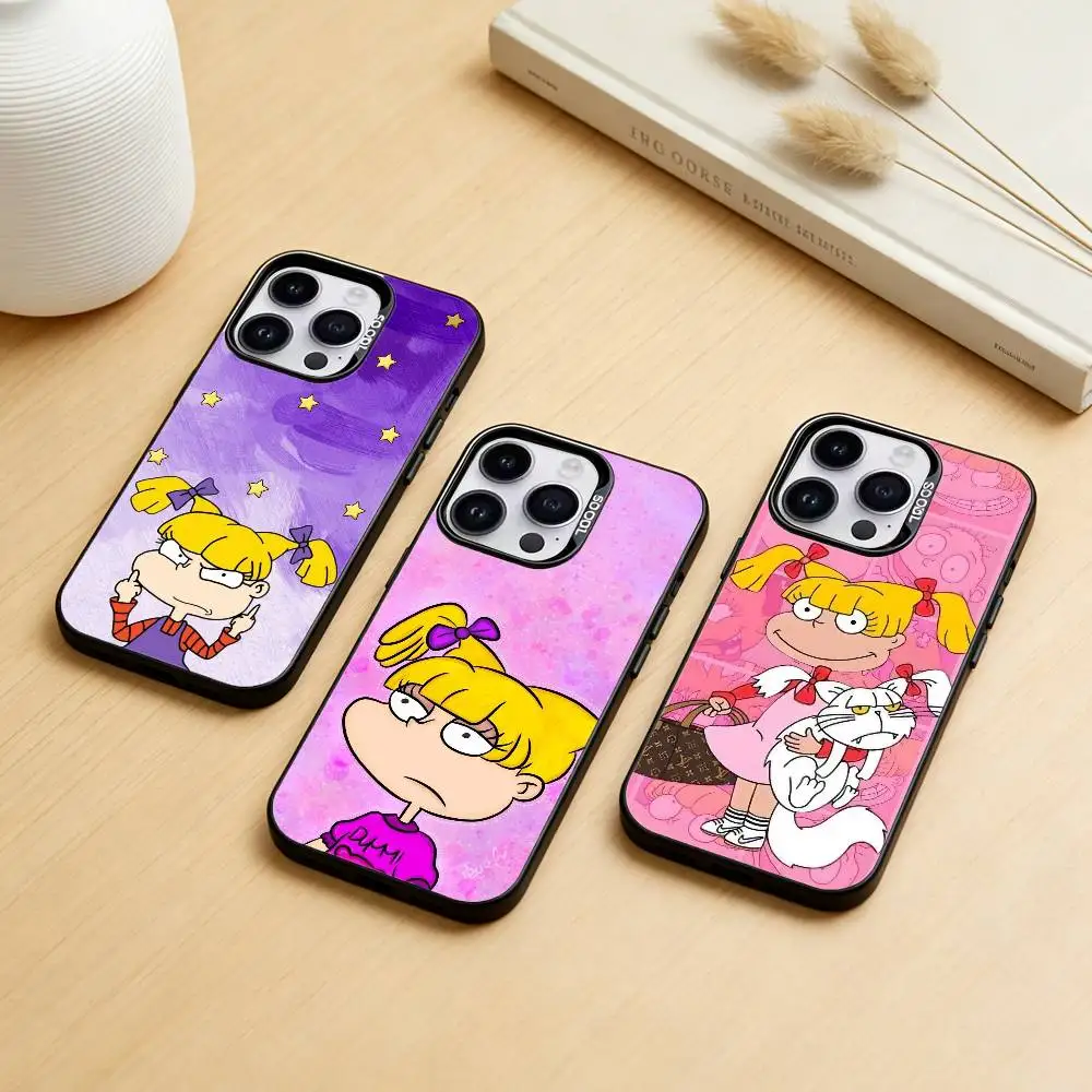 

Rugrat Chuckie A-Angelica Phone Case For iPhone 17,16,15,14,13,12,11,Pro Max,Plus Candy Silver Cover
