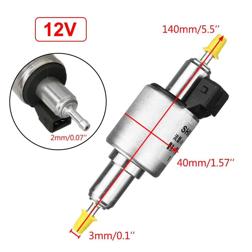 12V 24V Podgrzewacz powietrza do oleju napędowego Pompa impulsowa 2KW-5KW do Webasto Eberspacher D2 D4 D5221000500300 Części pompy impulsowej