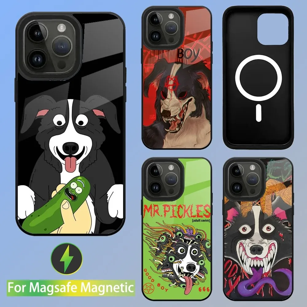 

Cartoon Mr P-Pickles Phone Case For iPhone 15,14,13,12,11,Plus,Pro,Max Mini Magsafe Magnetic Wireless Charging