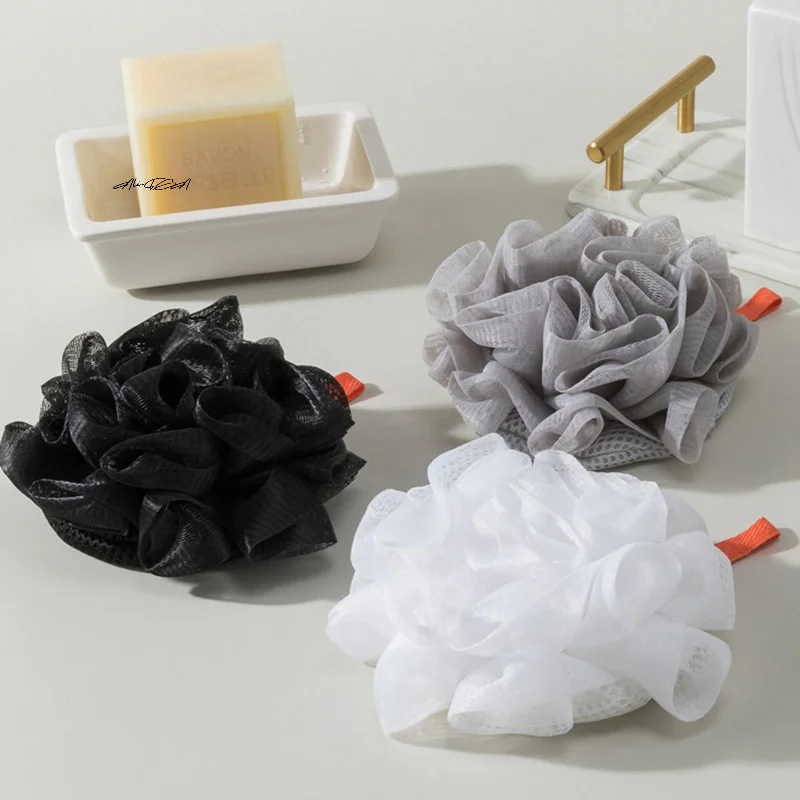 Soft Loofah Sponge Bath Ball 2-in-1 Soap Dispenser & Body Scrub Exfoliating Shower Ball for Men And Women