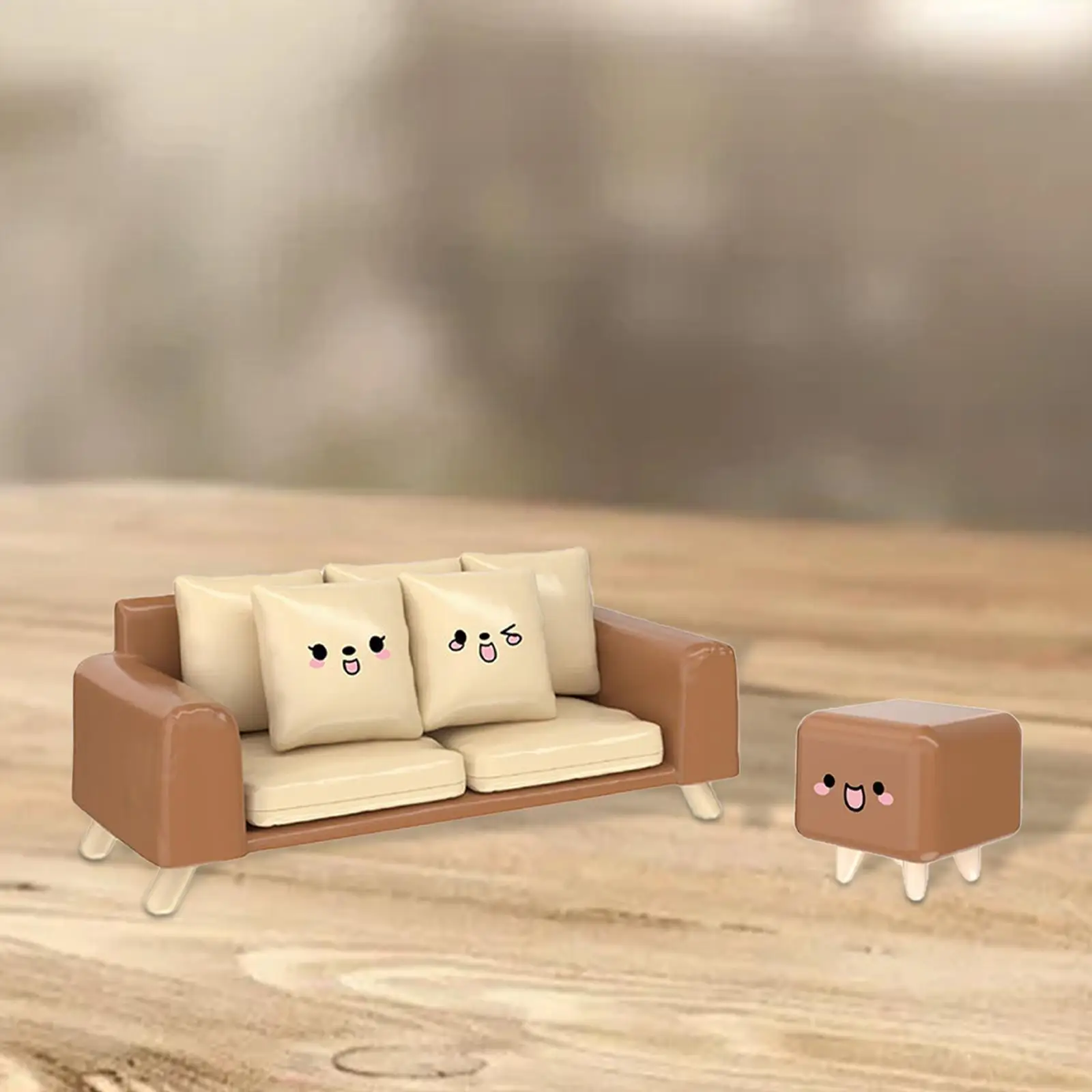 voor 1/6 1/12 Schaal Poppenhuizen Slaapkamer Landschap Benodigdheden Decor Poppenhuis Bank