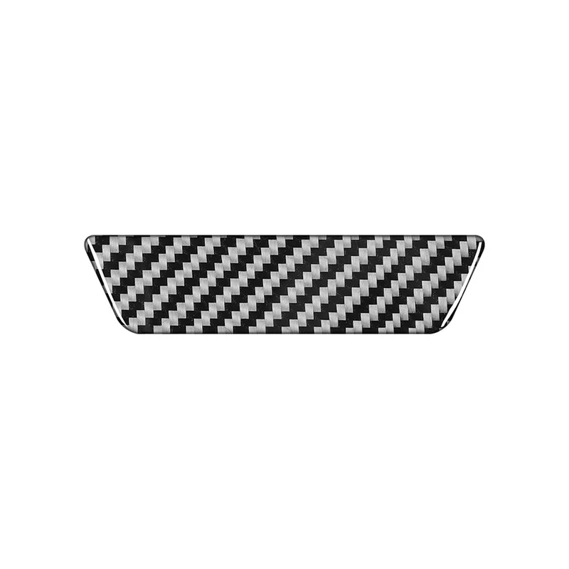 Car Armrest Box Panel Trim Sticker Carbon Fiber Decoration Cover for Audi A6L 2019-2023 Auto Interior Stlying Accessories