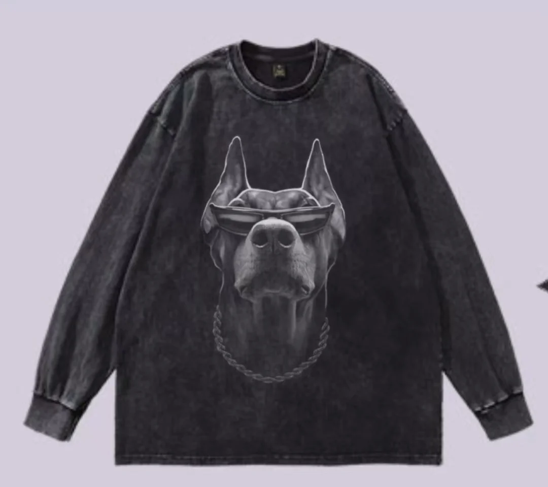 2024 Autumn/Winter Animal Car Color Matching 3D Printed Long-Sleeved Woolen Sweater Men's And Women's Crew-Neck Hoodie