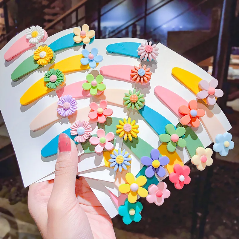 New Lovely Pink Acrylic Scrub Children's Hair Clip Candy Color Rabbit Cute Animal Hairpin Girl Baby Small Hair Accessories