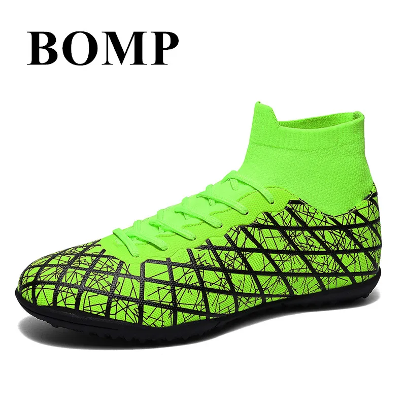 

Printed Green TF/FG Soccer Shoes Unisex Outdoor Training Football Boots Man Large Size 35-47 Comfy Light Society Soccer Cleats