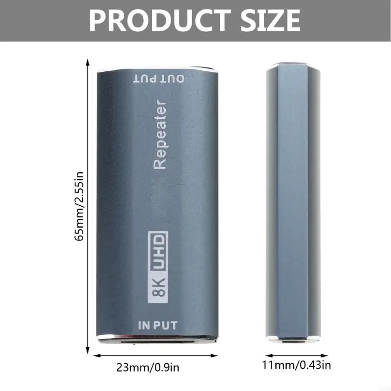 H37B -Signalverstärker 8K Extender 4K 60 Hz weiblich zu weiblich