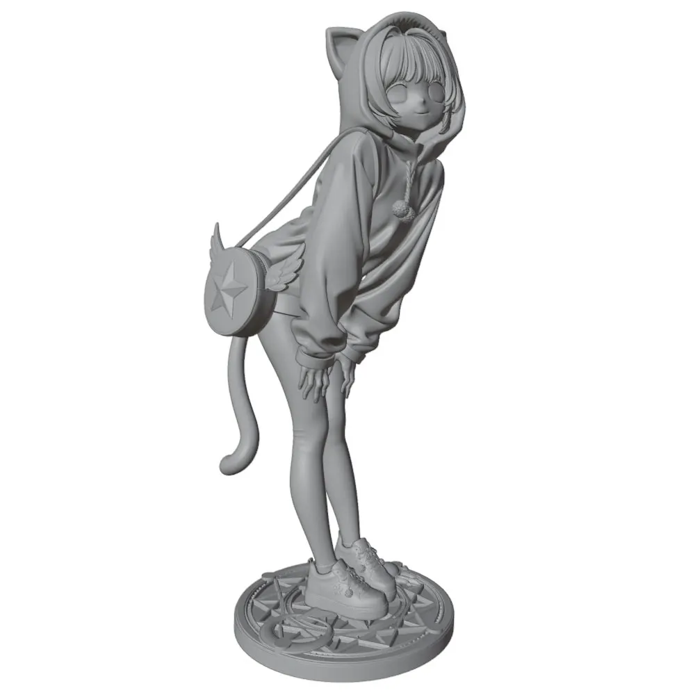 75mm --250mm Sexy Girl Resin Model Kits GK Miniature 3D Printed Gray Model Figurine DIY Doll Model Unassembled And Unpainted