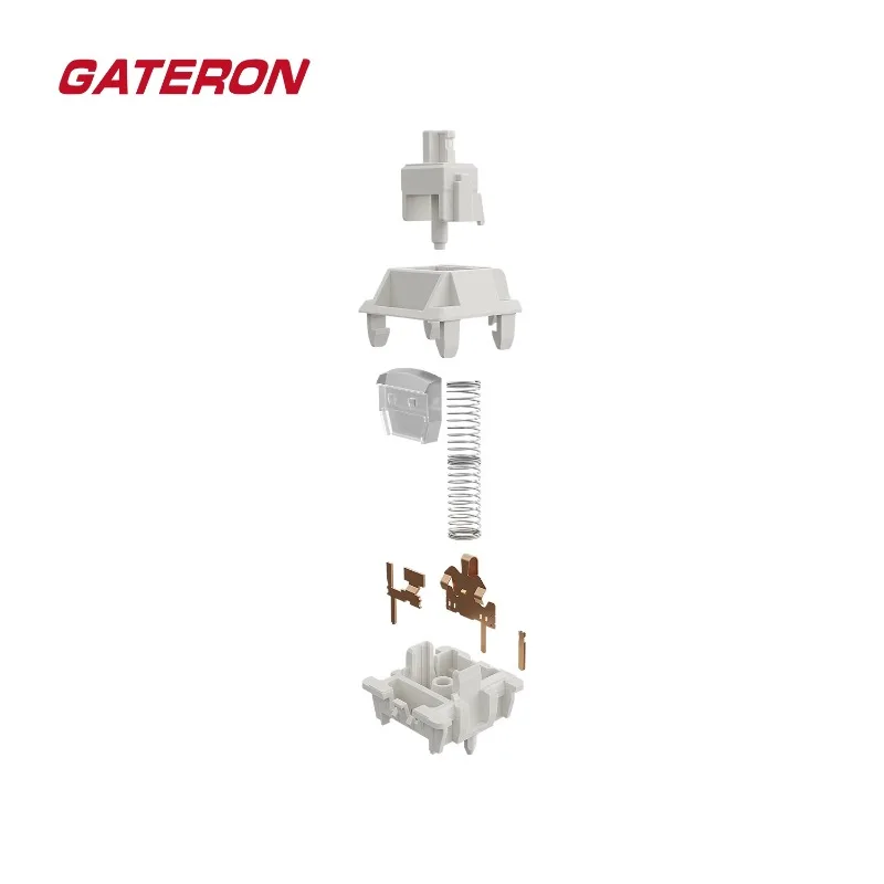 GATERON Jia Darron's new milk shake shaft pom series 40gf double-section extended spring mechanical keyboard switch