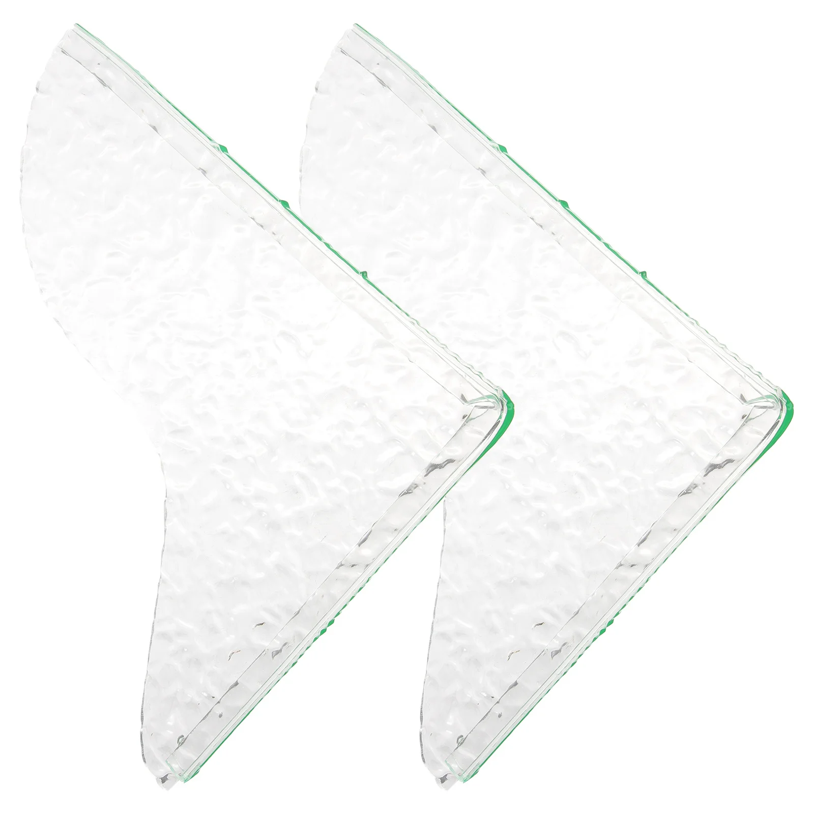 

2 Pcs Shower Tub Water Blocker Corner Guard Splash Guards for Showers Bathtub Protector