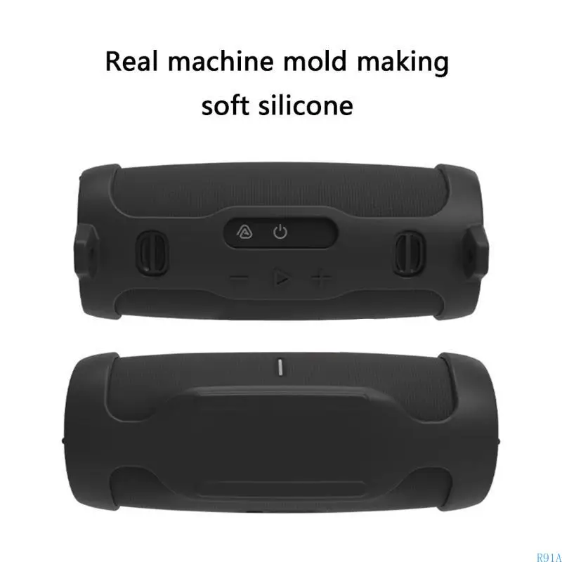 R91A schokbestendige siliconenkoffer met schouderbanden draagtas voor lading 6 luidspreker