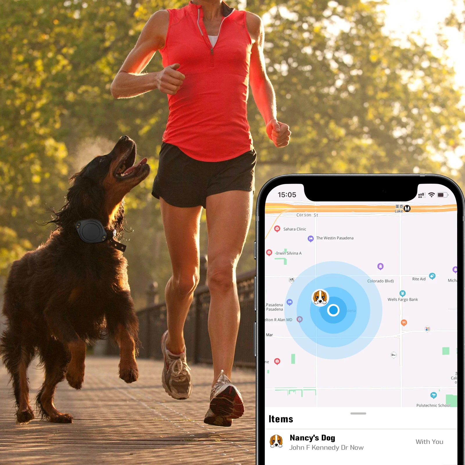 ل أبل Airtag حافظة IP68 مقاوم للماء طوق الكلب والقط حامل الصلب 360 درجة غطاء للحماية الكاملة لعلامة الهواء أطواق للحيوانات الأليفة قذيفة