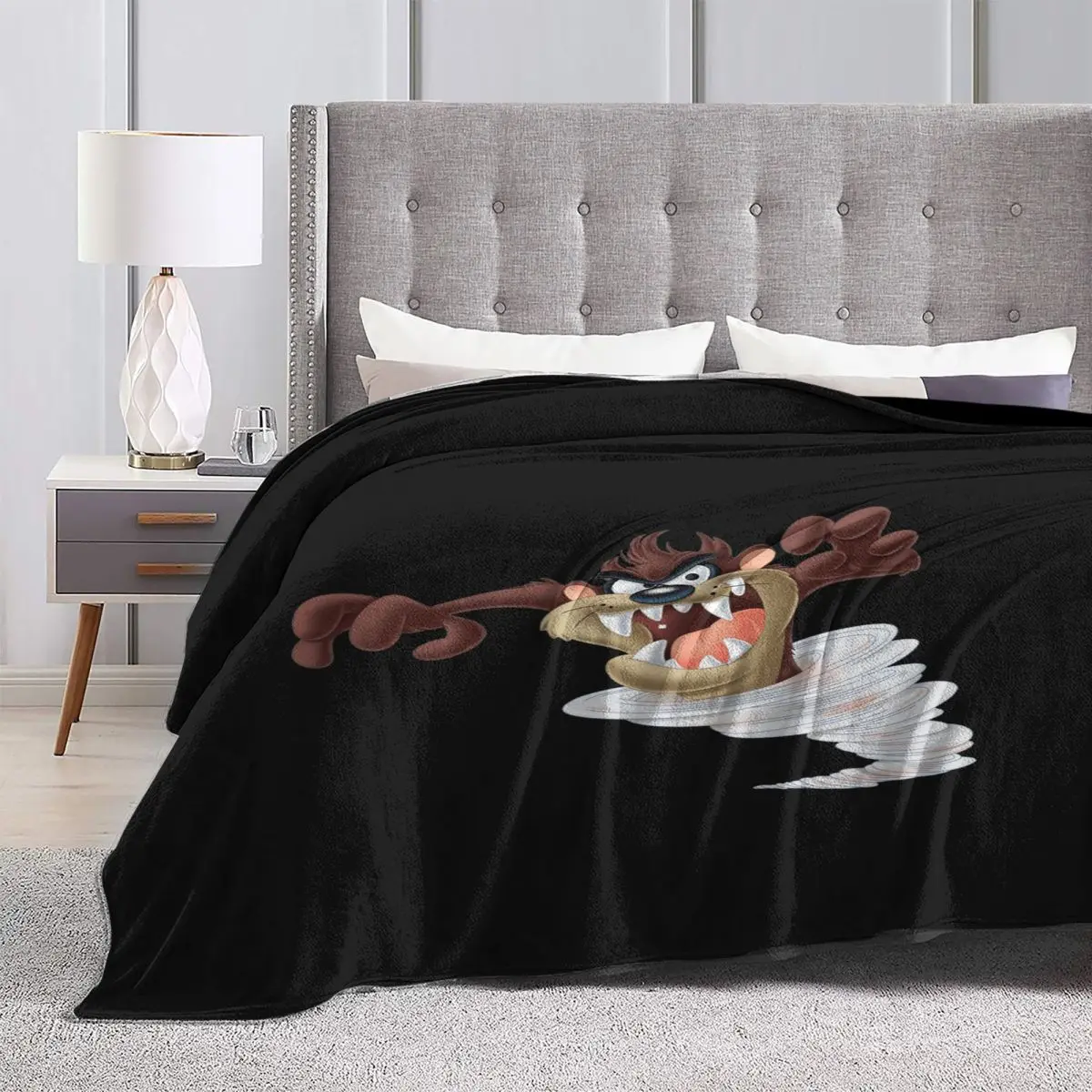 The Tasmanian Devil Taz Cartoon Movie Animal Ultra-Soft Micro Fleece Blanket Sheet