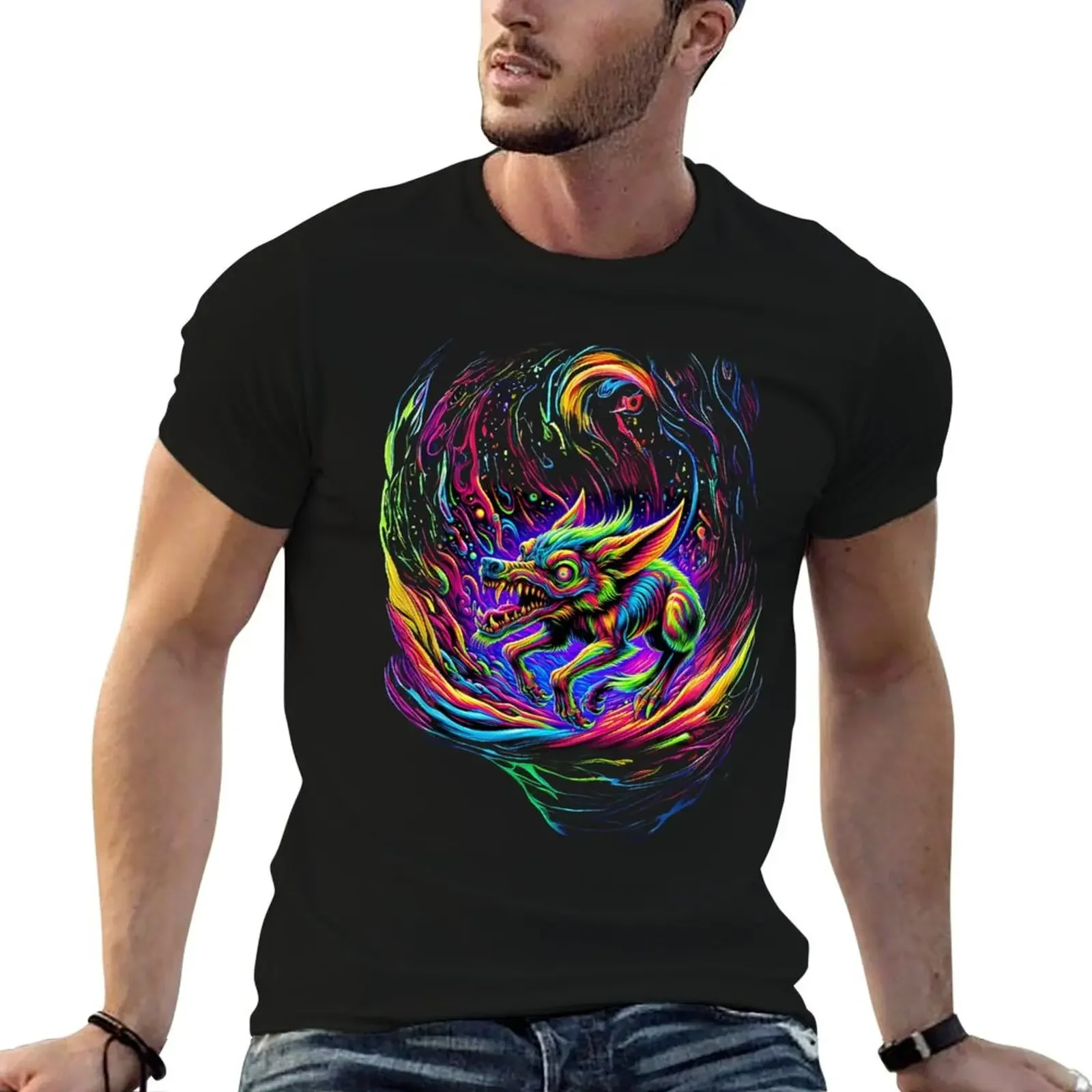 Vórtice Chupacabras T-Shirt Blouse graphic tee shirt luxury clothes men