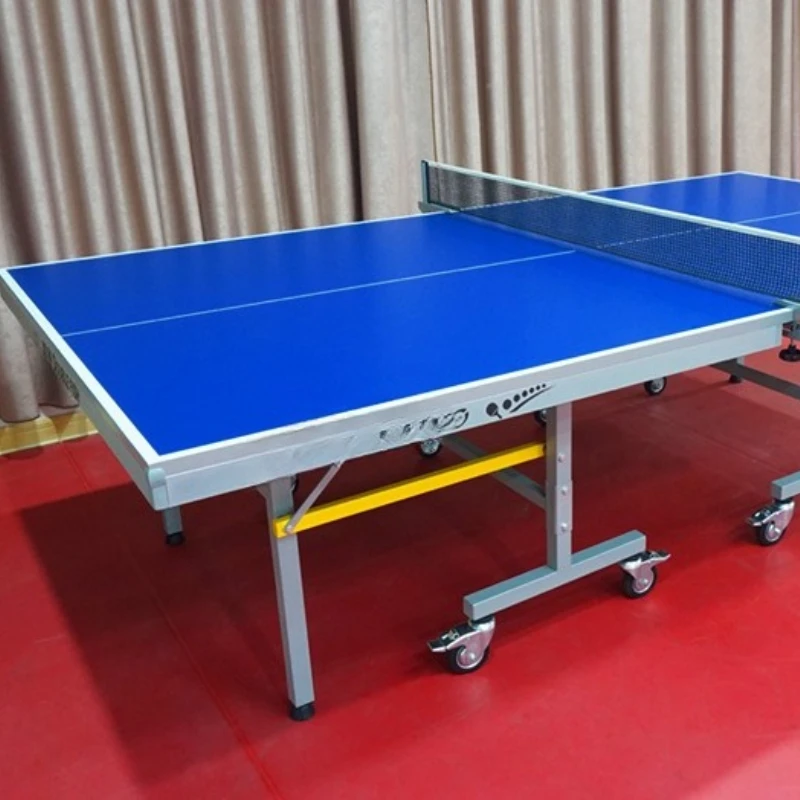 

Household wheel foldable table tennis table indoor