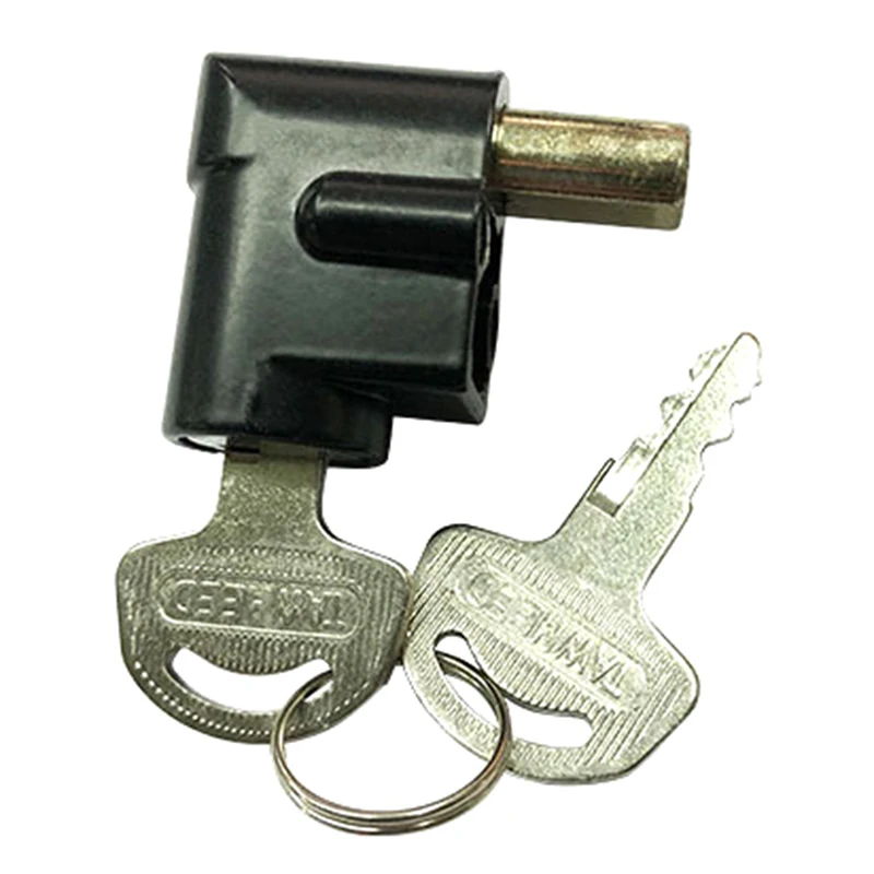 Stainless Steel Motorcycle Steering Lock With Two Keys 2 Position Switch For GN125 GS125 Motorcycle steering lock - view 3