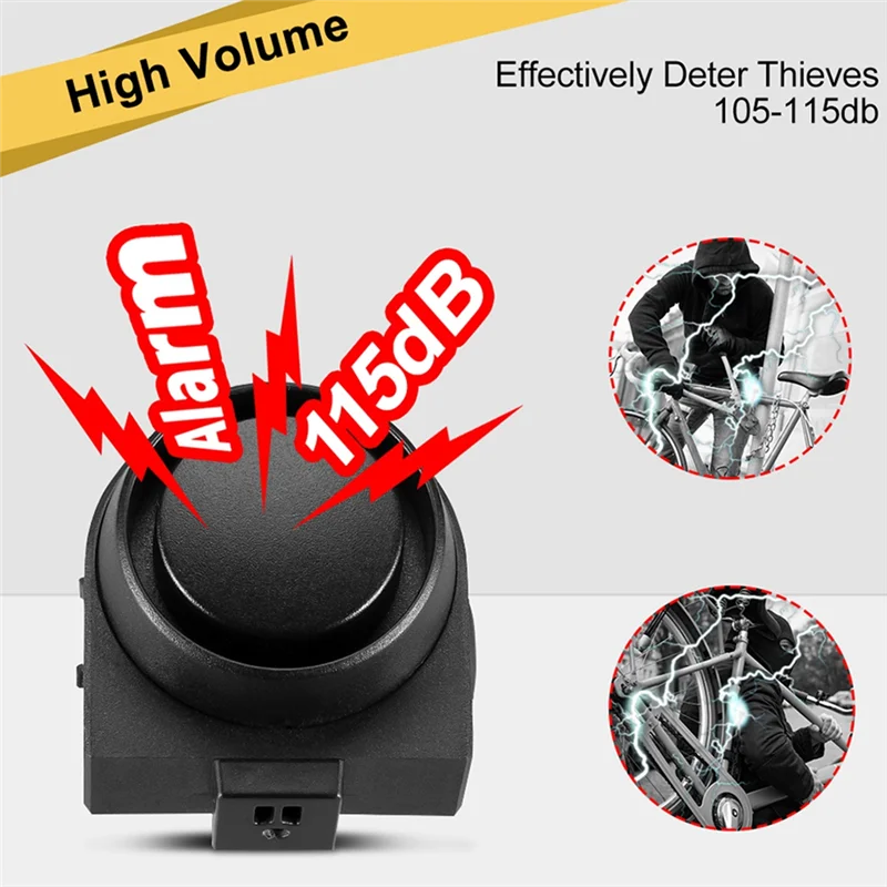 ชาร์จ USB รีโมทคอนโทรลรถจักรยานยนต์ไฟฟ้าจักรยาน Security สัญญาณกันขโมยกันฝุ่น