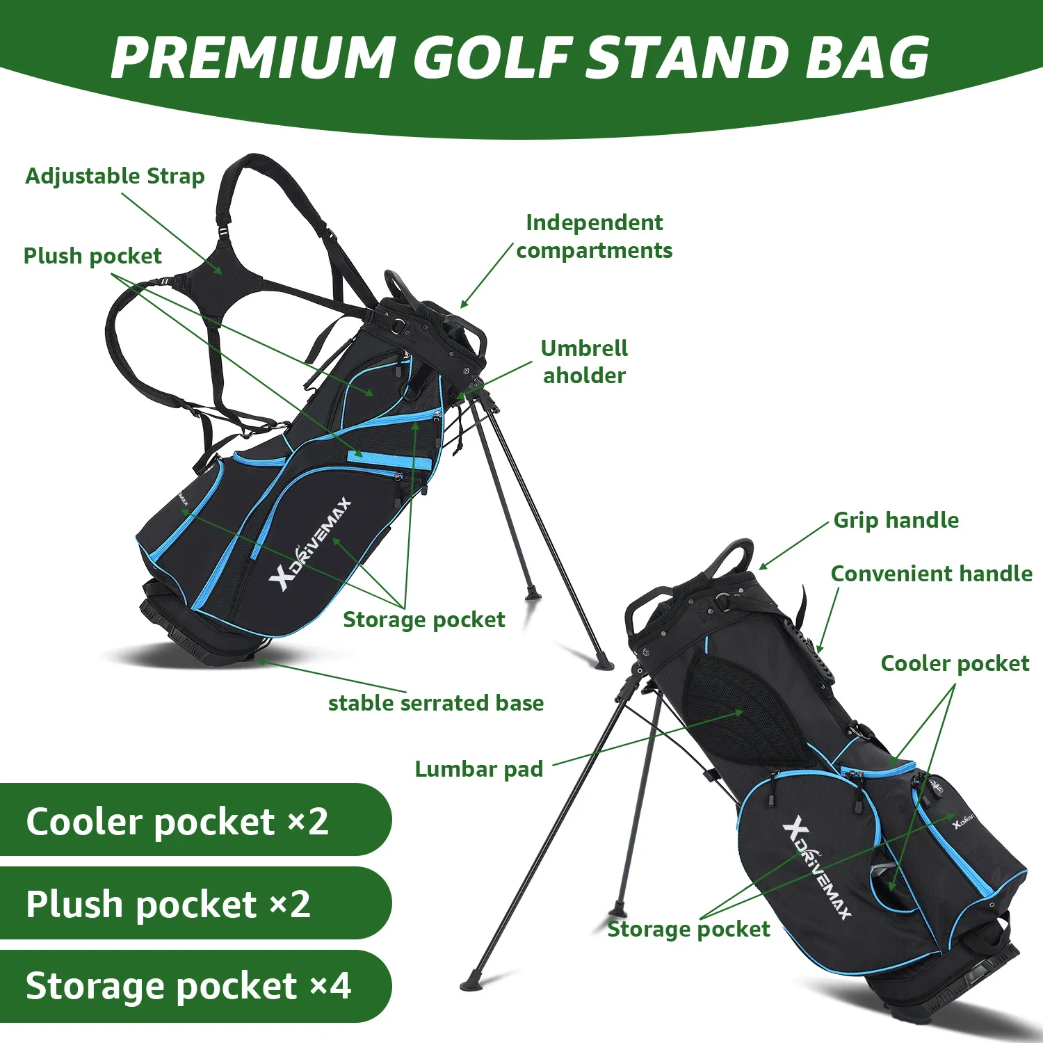 XDriveMax 10-Piece Men’s Golf Set 4