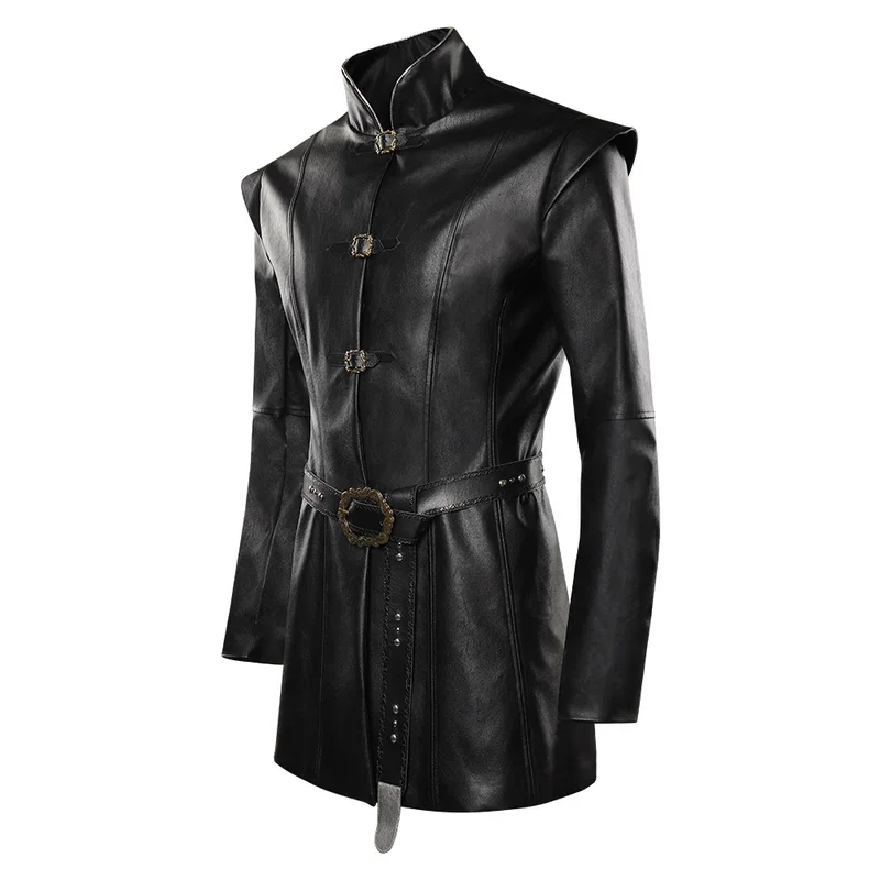 Dragon Saison 1 Aemond Cosplay Costume pour Homme Adulte, Manteau, Ceinture, Tenues d'Halloween, Carnaval, Trempé, Py Play