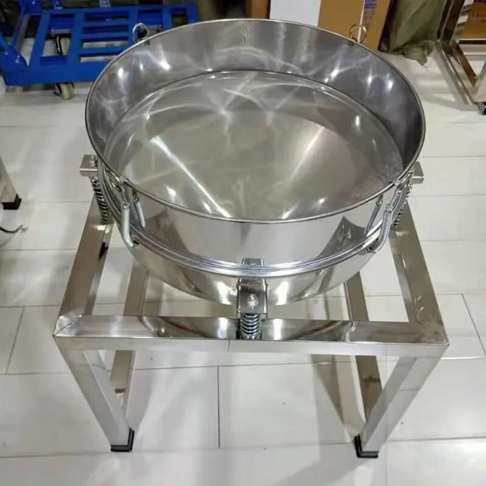 50cm food sieve machine Low type electric sieve vibrating screen is suitable for powder or granular materials