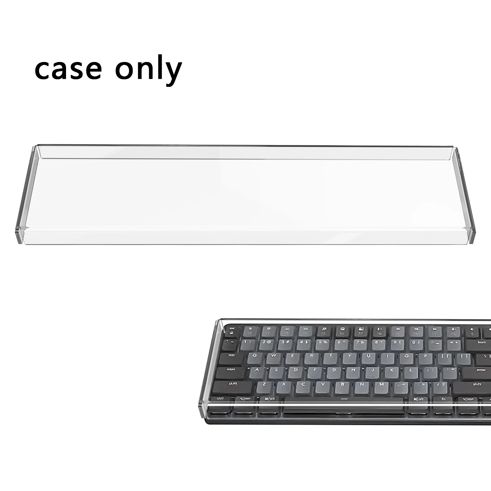 

Geekria Full Size Keyboard Dust Cover, Clear Acrylic Keypads Cover for 104 Keys Computer Mechanical Keyboard