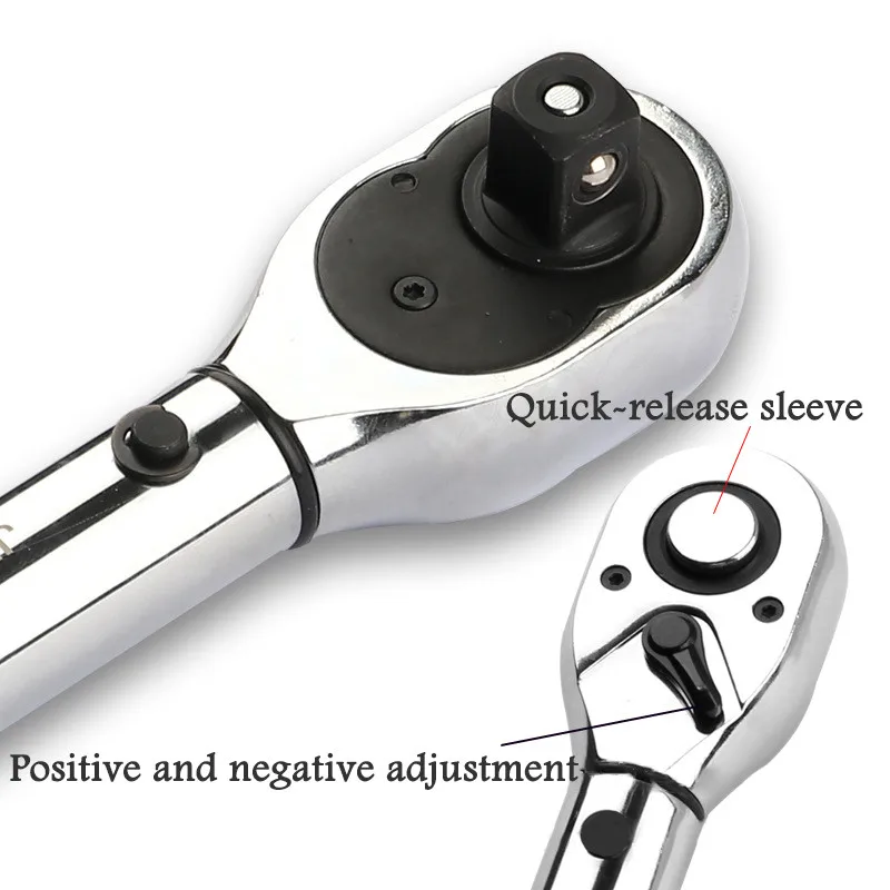 Imagem -02 - Chave de Torque 1060nm Bicicleta Torque Chave Chave Automotivo Oficina Mecânica Ferramentas Profissional Dinamométrica Quadrado Adaptador 3