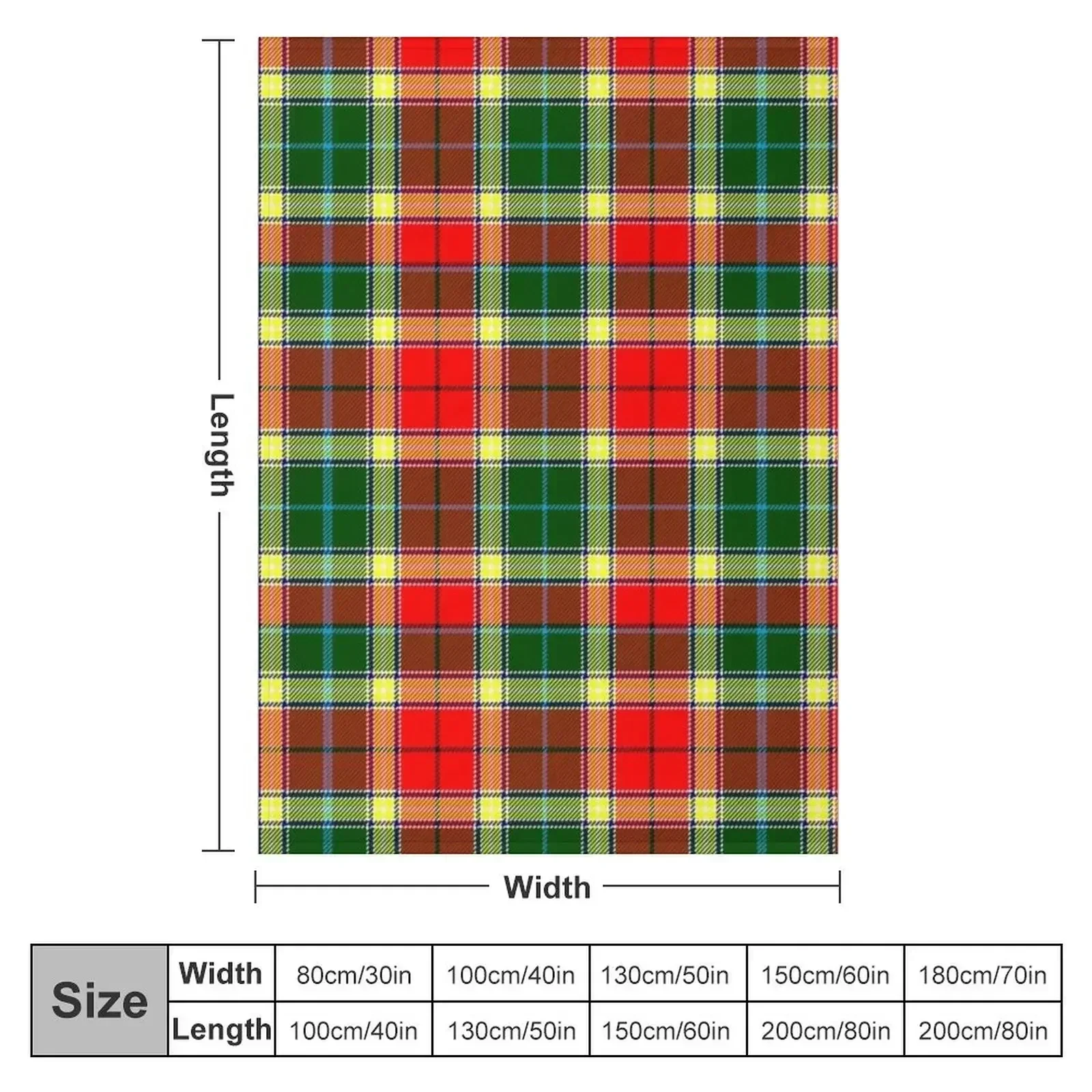 Clan Gibbs surname last name Scottish Clan tartan Throw Blanket Hair Luxury Designer heavy to sleep Shaggy Blankets