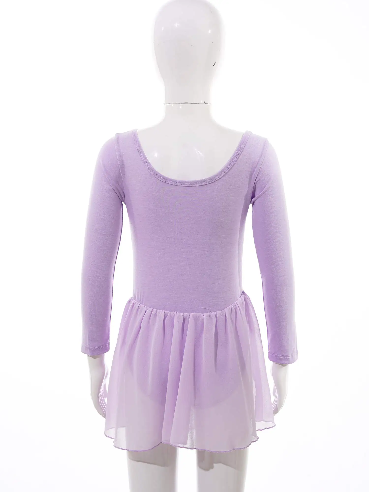 Girls Ballet Leotard Dance Dress Gymnastics Leotard Long Sleeve Kids Competition Training Wear Ballerina Fairy Party Dancewear