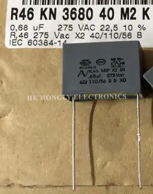 5 قطعة R.46 R46 MKP X2 SH.22 فائق التوهج.33 فائق التوهج.47 فائق التوهج.68 فائق التوهج 275Vac 0.22 فائق التوهج 0.33 فائق التوهج 0.47 فائق التوهج 0.68 فائق التوهج 224 334 474 684 P = 2.5 مللي متر فيلم مكثف