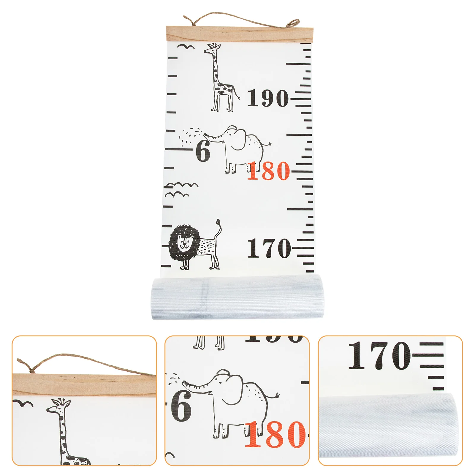 

Height Ruler Chart for Kids Measurement Wall Stickers Decals Growth Canvas Cloth Baby