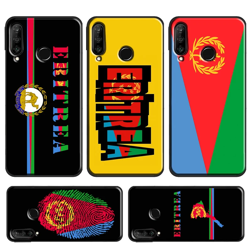 Eritrea Flag Case For Huawei P Smart 2019 Z P30 Lite P20 P40 Pro Mate 20 Lite Nova 5T Honor 50 10i 8X 9X