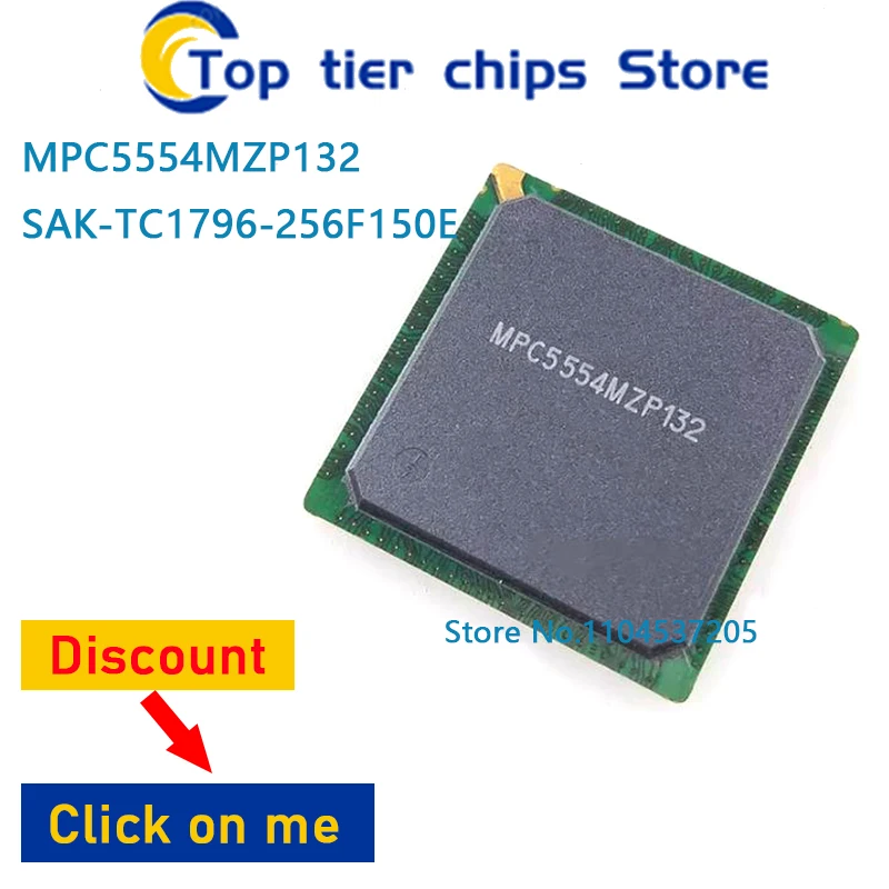 

1PCS/LOT MPC5554MZP132 SAK-TC1796-256F150E BGA416 100% NEW