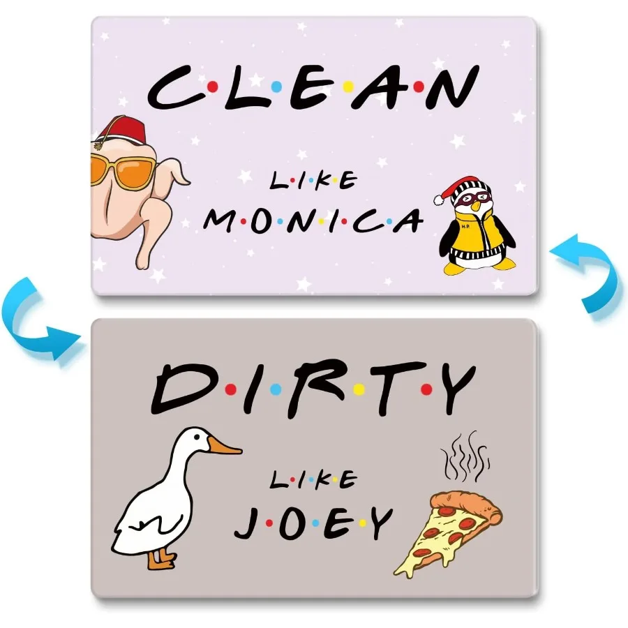 

Забавные друзья, ТВ-шоу, магнит для посудомоечной машины, магнит для стиральной машины, флип-друзья, товары для ТВ-шоу, чистый грязный знак для посудомоечной машины