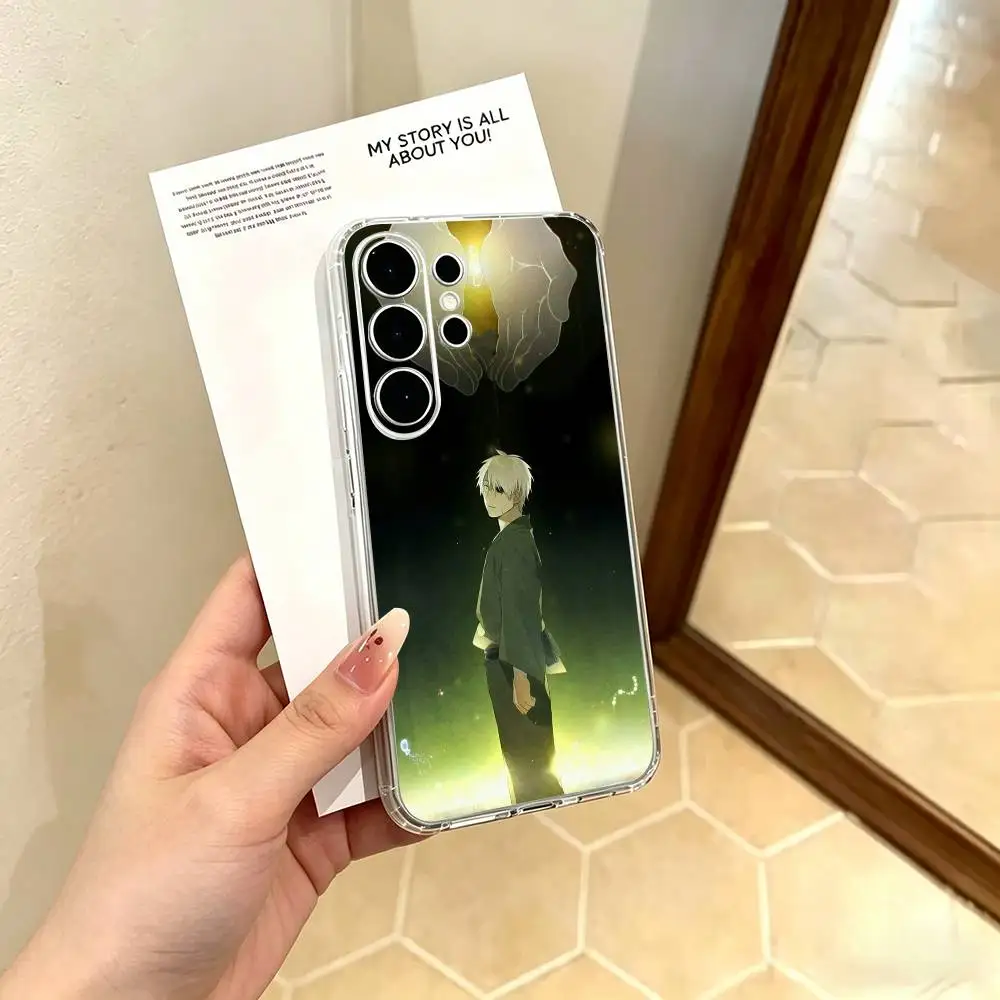 Anime M-Mushishi Clear Hard Phone Case For Samsung S25,24,23,22,21,10,9,Ultra,Plus,Lite Transparent Cover view 3
