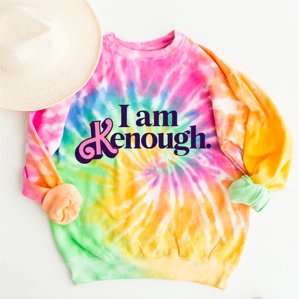 

I Am Kenough Hoodies Merch Crewneck Sweatshirt Cosplay LongSleeve Sweater I Am enough