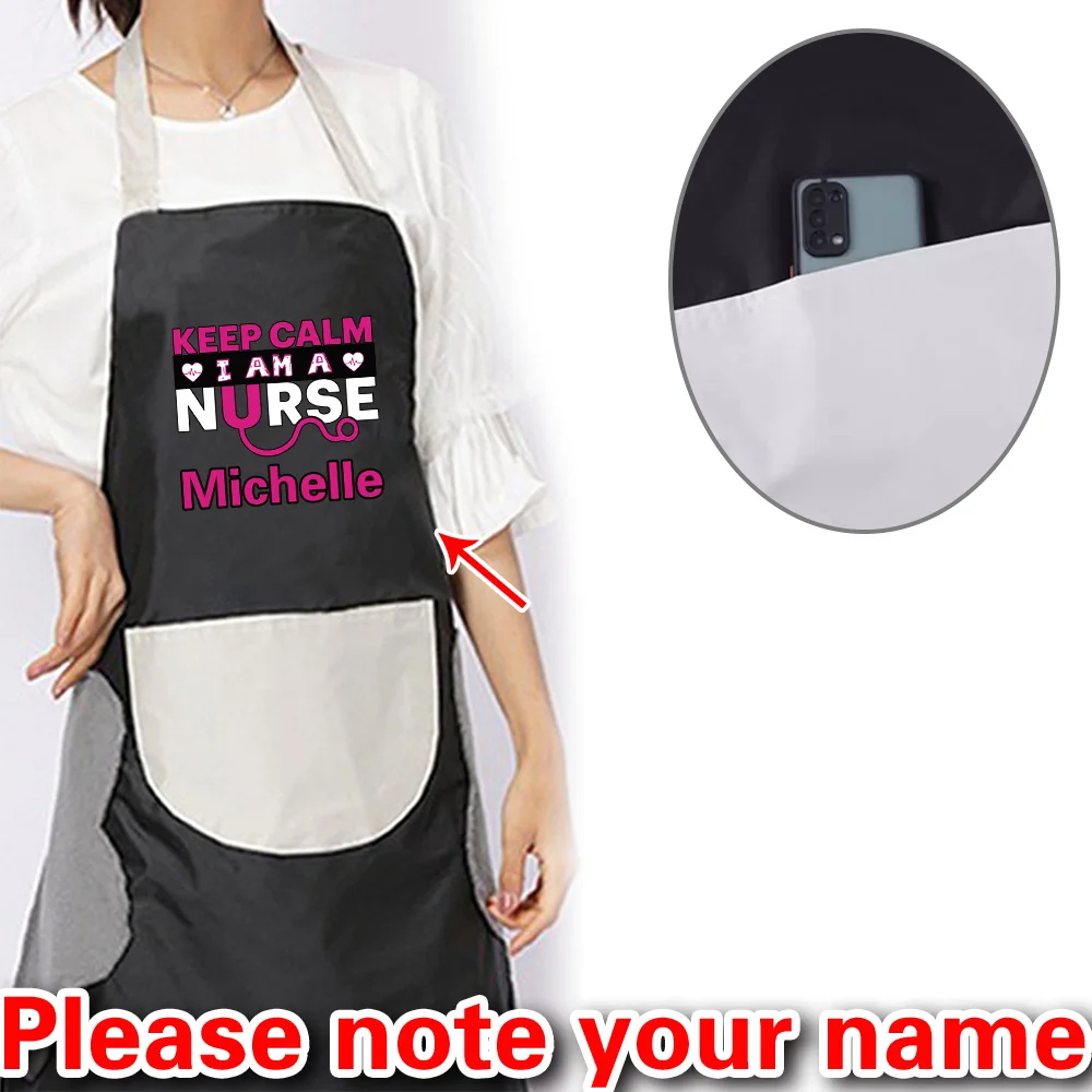 

Персонализированный индивидуальный водонепроницаемый кухонный фартук, бытовой маслостойкий рабочий фартук, необрастающий фартук для чистки