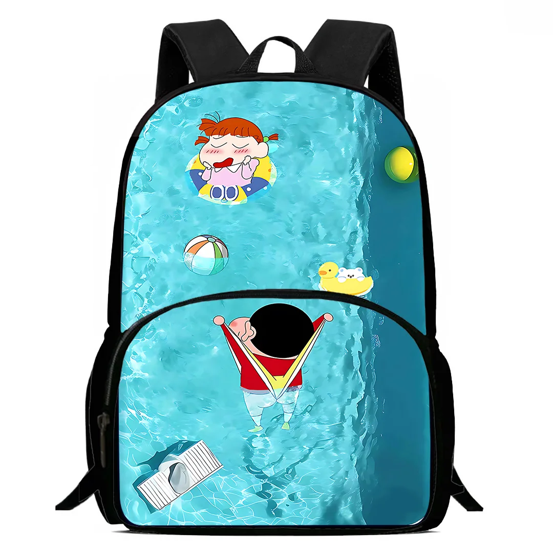 Swimming Kids Backpacks Boys and Girls Student Birthday Gift Child shin-chans School Bag Large Capacity Camping Durable Rucksack