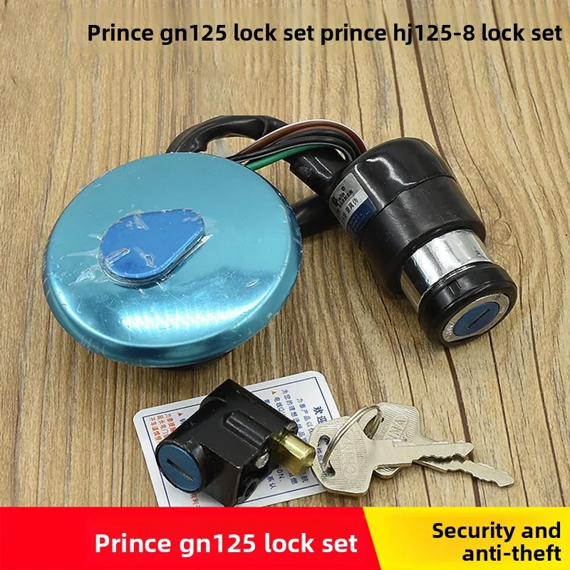 

Lightweight motorcycle Taizi GN ignition lock, fuel tank cover lock, four-wire and six-wire HJ125-8 full vehicle lock.
