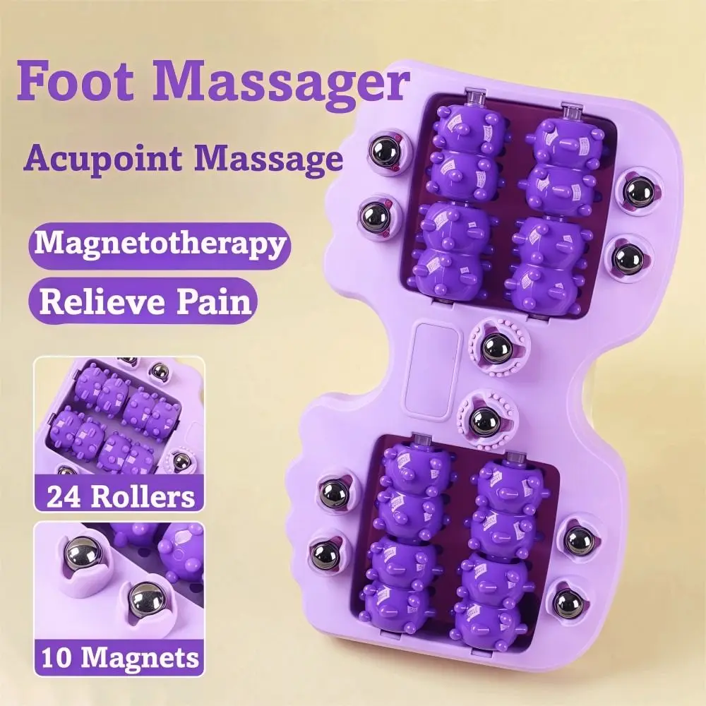 고양이 발바닥 마사지 롤러 지압 요법 통증 완화 발 지압 마사지기 휴대용 혈액순환 개선