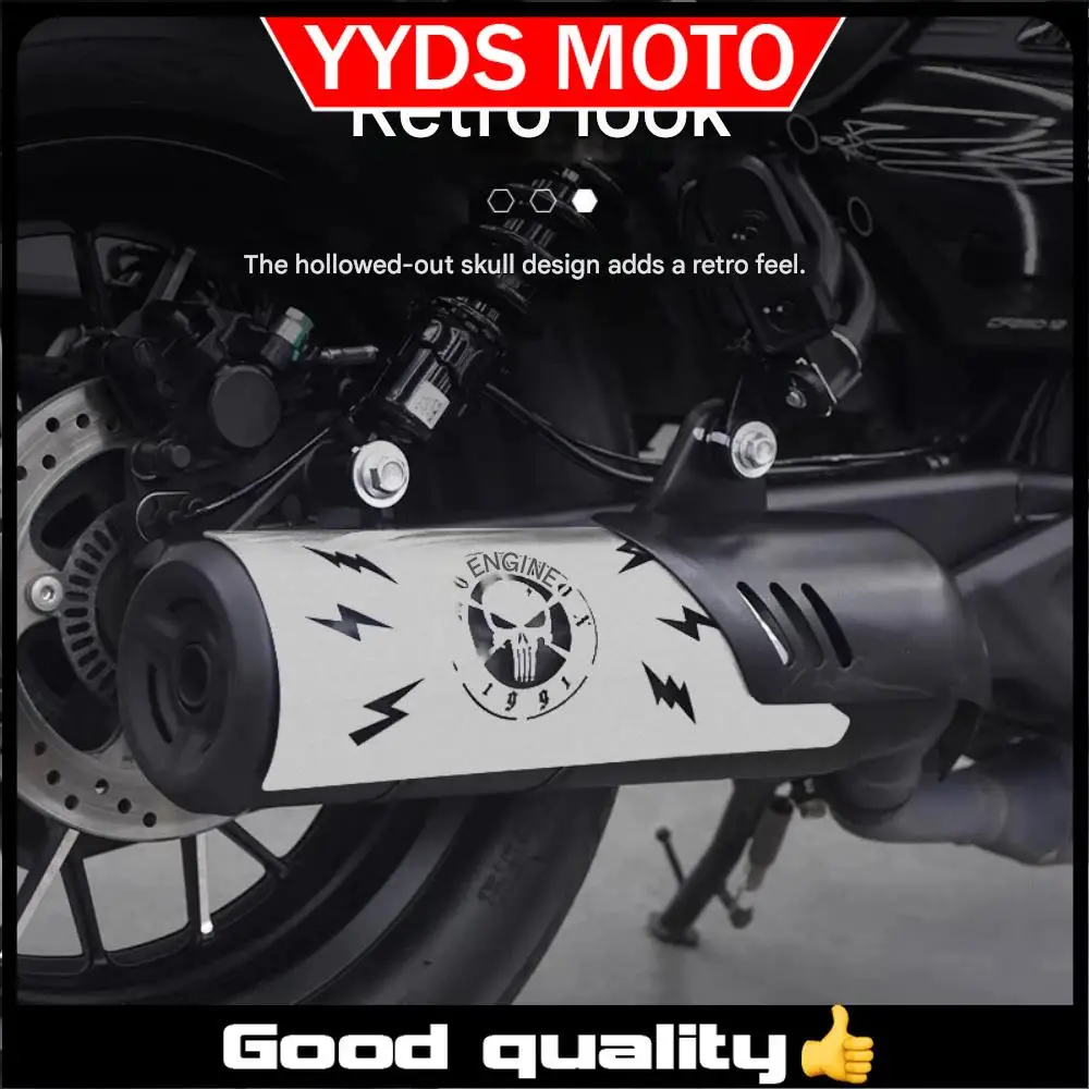 

【Good quality】Exhaust pipe decorative cover, heat shield, and protective cover for CFMOTO 250CLC 450CLC CF 250CL-C