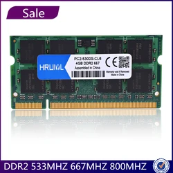 Wholesale Laptop Memory DDR2 533 667 800 MHZ 1GB 2GB PC2-5300 PC2-6400 533Mhz 667Mhz 800Mhz 1G 2G Sodimm Sdram Memoria Notebook