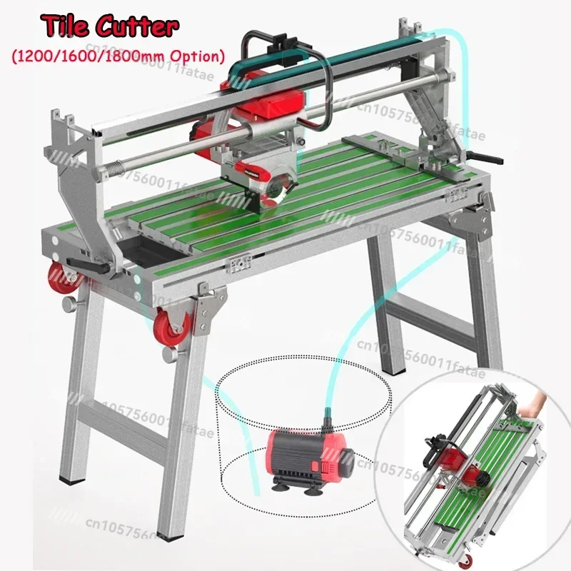 

1800mm Full Automatic Electricity Ceramic Tile Skirting Machines，45 Degree 1200mm 1600mm Tile Cutter Single Rail Cutting Machine