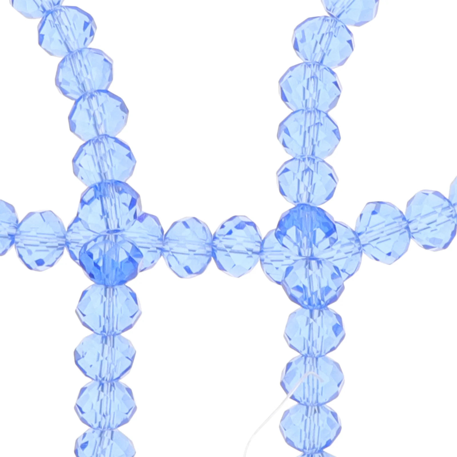 560 stuks diamant gefacetteerde glazen kralen grote spacer DIY Craft Kit voor ketting maken armband sieraden projecten accessoires