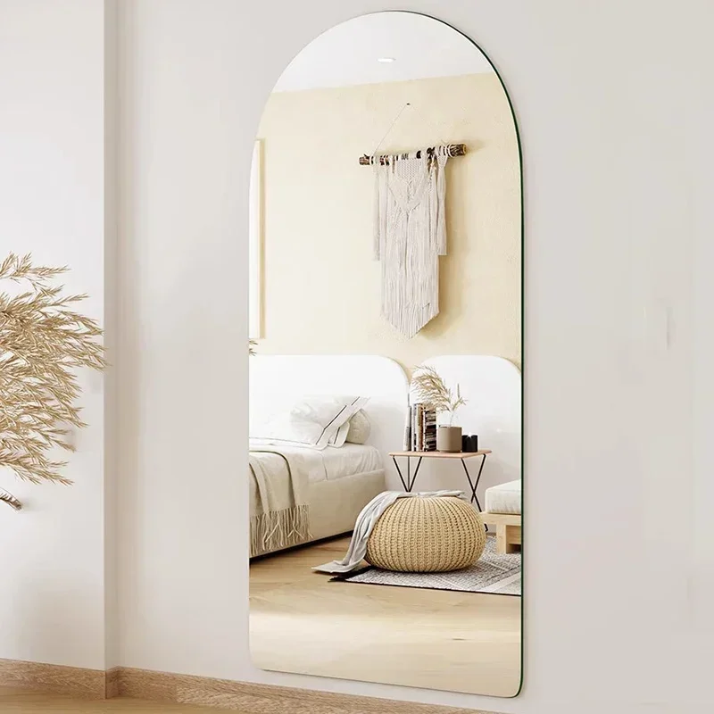 

Aesthetic Mirror Wall Art Makeup Full Length Large Hallway Bedroom Vanity Smart Lamp Mirrors Room Wanddeko Floor Decoration