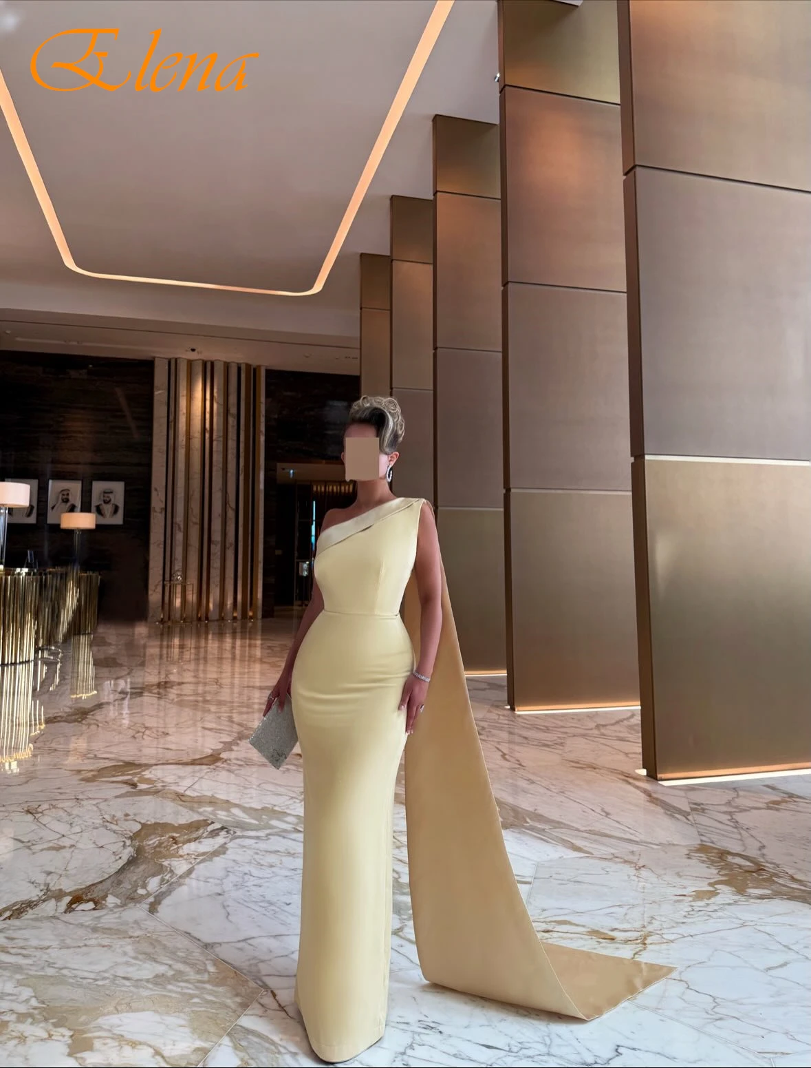 Personalizado em linha reta um ombro sem mangas elegante vestido de noite delicado vestido de festa moda moderna sob medida vestidos de ocasião