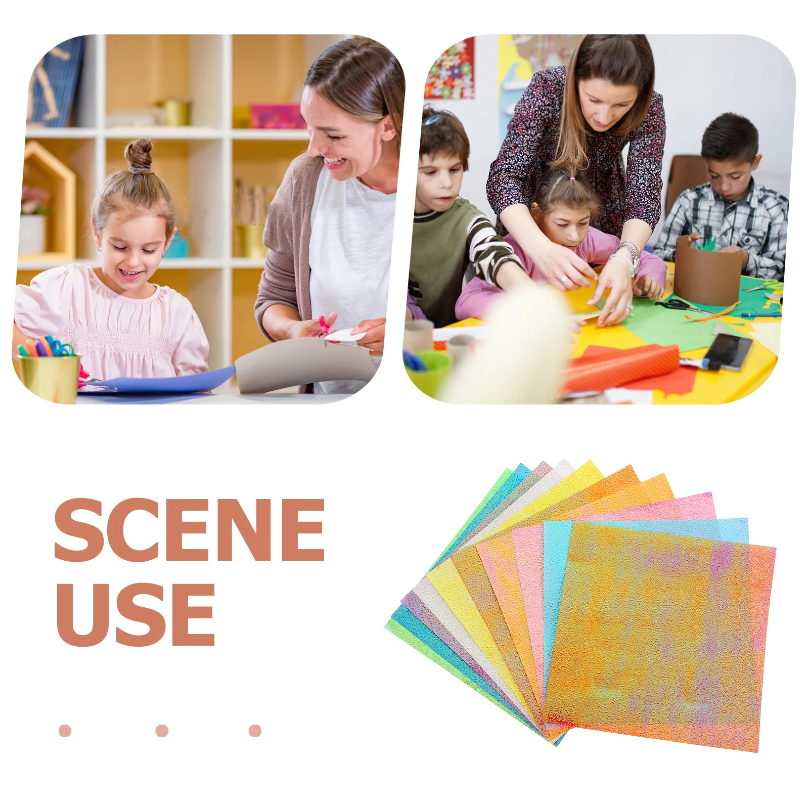 150 قطعة من أوراق اوريغامي المربعة اللامعة قزحي الألوان لمشاريع فنية ورقية قابلة للطي ذاتية الصنع للبالغين 3.85 × 3.85 بوصة