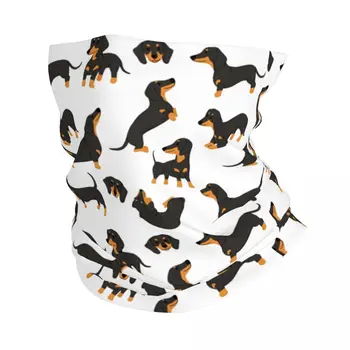 귀여운 닥스훈트 얇은 반다나 넥, 각반 랩 스카프, 머리띠, 목 커버 