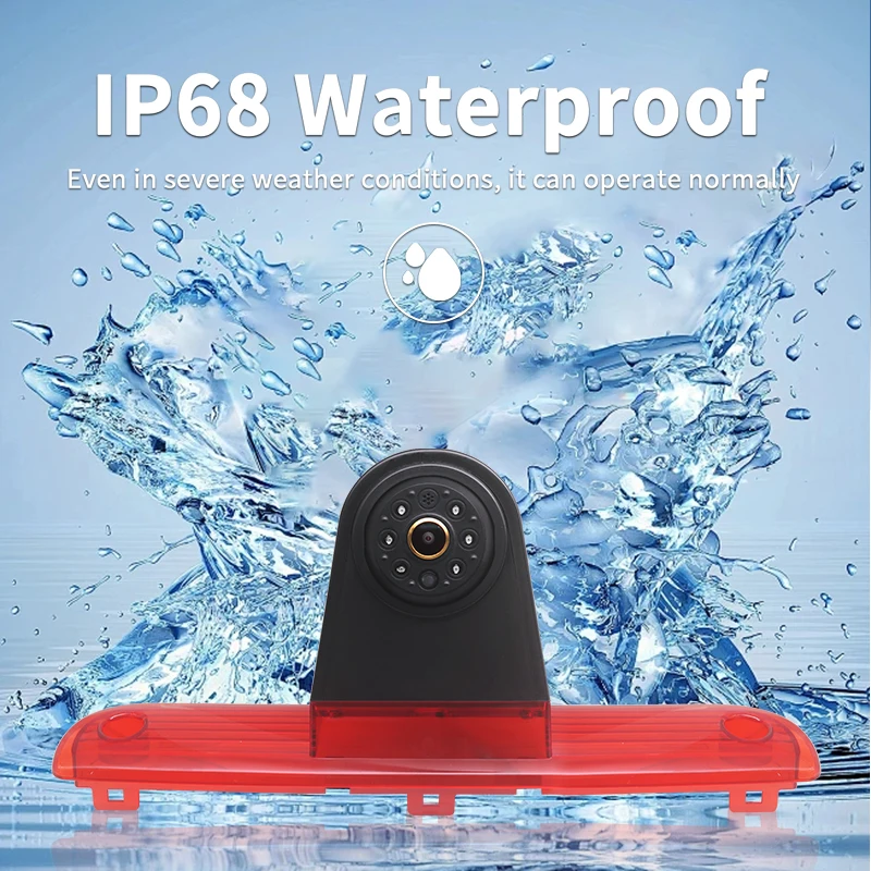 AHD 1080P سيارة الفرامل ضوء الرؤية الخلفية كاميرا احتياطية لشركة فيات Ducato بيجو الملاكم سيتروين التتابع للرؤية الليلية مقاوم للماء #3