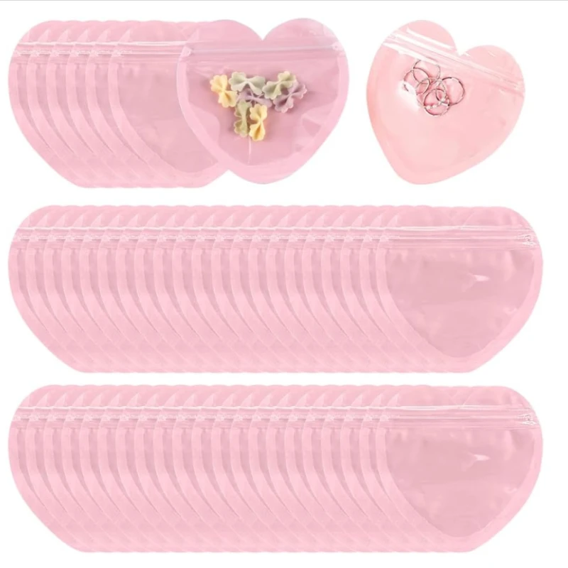 

Сумка для хранения ювелирных изделий из ПВХ в форме сердца, цветной прочный чехол для свадебного ожерелья, подарочная упаковка, изысканный дисплей для браслета и колец